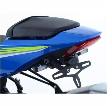 Support de plaque R&G Racing noir Suzuki GSX-R1000 - Électricité R&G RACING