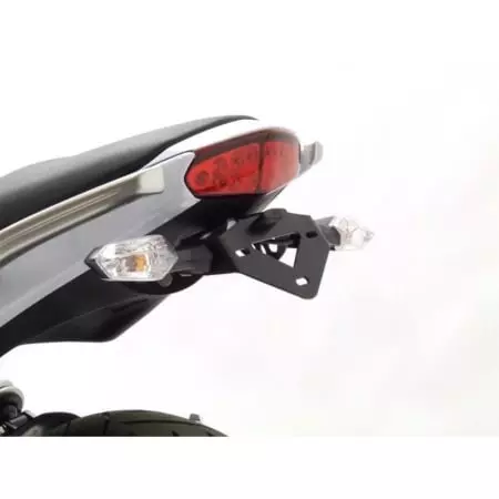 Support de plaque R&G Racing noir Kawasaki ER-6 F/N 2009-11