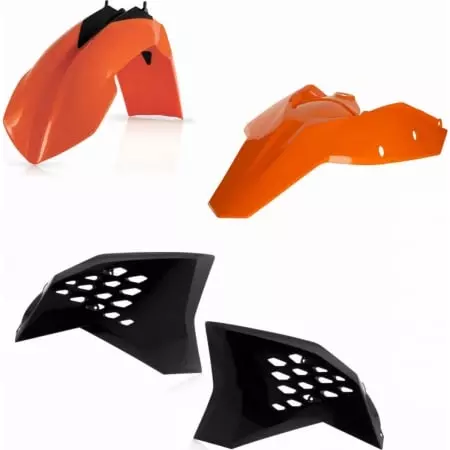 Kit Plastiques Acerbis KTM EXC/EXC-F Origine Noir Orange