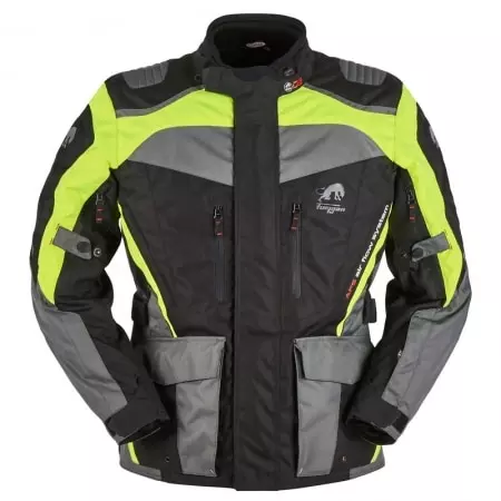 Veste Furygan Apalaches Noir Jaune Fluo Gris