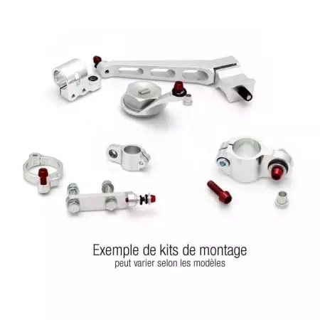 Kit fixation d'amortisseur de direction Bitubo Aprilia RSV1000/Tuono 1000 - Poste de pilotage BITUBO
