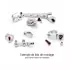 Kit fixation d'amortisseur de direction Bitubo Ducati 848