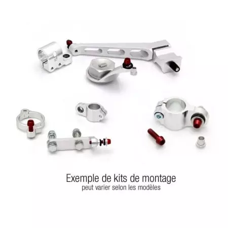 Kit fixation d'amortisseur de direction Bitubo Kawasaki ZX10R 7793980 - Poste de pilotage BITUBO