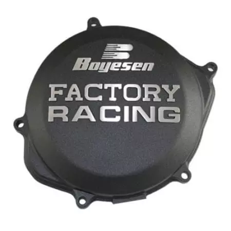 Couvercle De Carter D'embrayage Boyesen Factory Racing Honda CRF250R 2018-19 Noir - Moteur BOYESEN