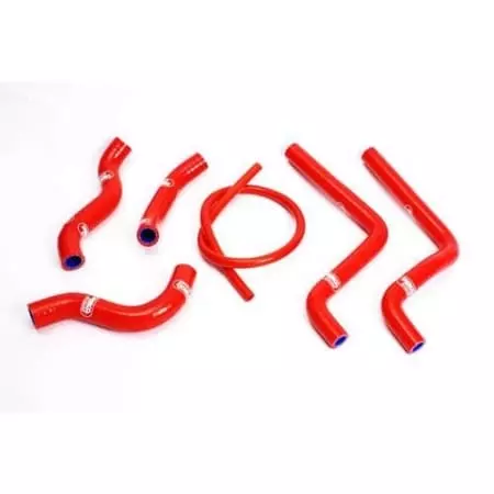 Durites De Radiateur Samco Type Origine Rouge - 6 Durites Honda CR125R 44070161 - Moteur SAMCO