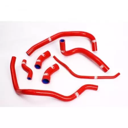 Durites De Radiateur Samco Type Origine Rouge - 7 Durites Yamaha V-Max 1200 - Moteur SAMCO