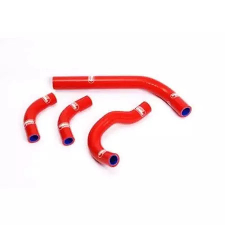 Durites De Radiateur Samco Type Origine Rouge - 4 Durites Honda CRF250R - X - Moteur SAMCO