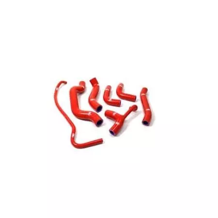 Durites De Radiateur Samco Type Origine Rouge - 9 Durites Ducati Monster 821 - 1200 - Moteur SAMCO