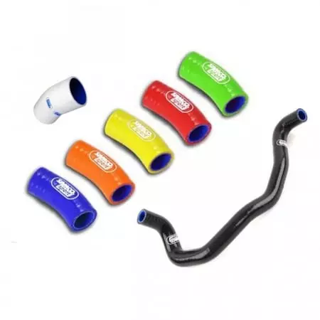 Durites De Radiateur Samco Type Origine Noir - 6 Durites Honda CR250R - Moteur SAMCO