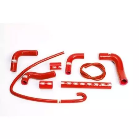 Durites De Radiateur Samco Type Origine Rouge - 9 Durites Ducati Monster S4R - Moteur SAMCO