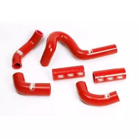 Durites De Radiateur Samco Type Origine Rouge - 7 Durites Ducati 749 - 999 44074171 - Moteur SAMCO