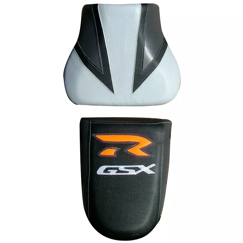 Housse De Selle Bagster Suzuki GSX-750 R Blanc Noir Rouge Bleu Argent