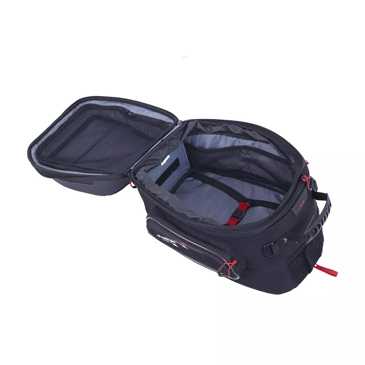 Sacoche De Réservoir Moto BAGSTER Boltt - Universelle, Fixation Par TABS (magnétiques Ou Traditionnels), XSR100 Noir, Taille Unique