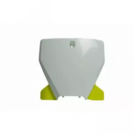 Plaque Numéro Frontale Racetech Blanc Yellow Husqvarna TC FC