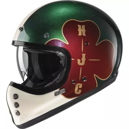 Casque HJC V60 Ofera MC4 Vert Rouge