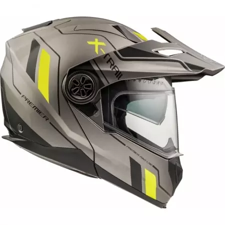 Casque Premier X-Trail XT Y BM Gris Noir Jaune Mat