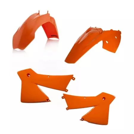 Kit Plastiques Acerbis KTM EXC 2T/4T 2003-04 Orange