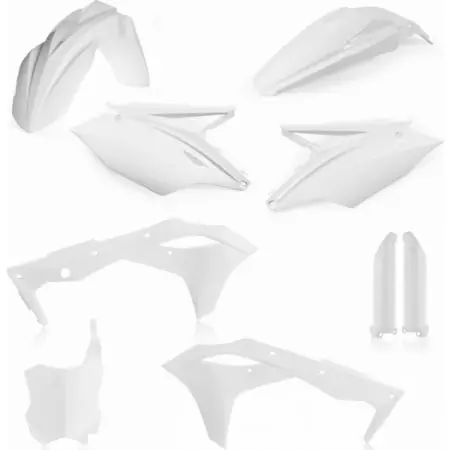 Kit Plastiques Complet Acerbis Kawasaki KXF 250 2017 Blanc