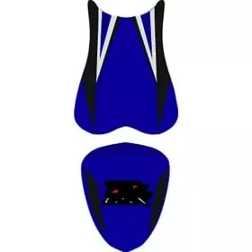 Housse De Selle Bagster Suzuki GSX-750 R Bleu Carbone Noir Argent Rouge Blanc