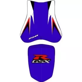 Housse De Selle Bagster Suzuki GSX-750 R Bleu Blanc Rouge