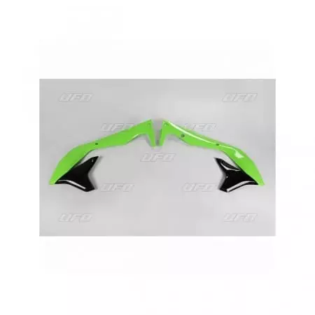 Ouies De Radiateur UFO Vert/Noir Kawasaki KX450F - Carénage et protection UFO