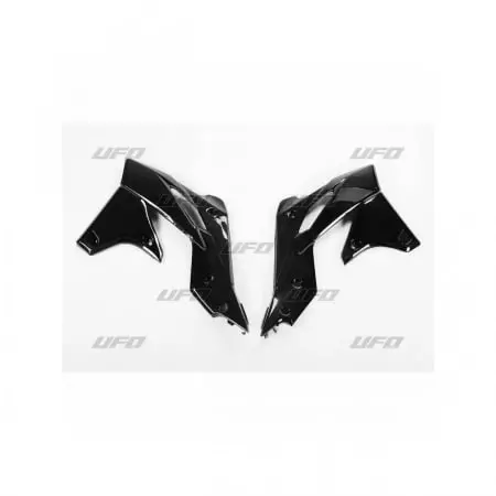 Ouies De Radiateur UFO Noir Kawasaki KX250F 78237520 - Carénage et protection UFO