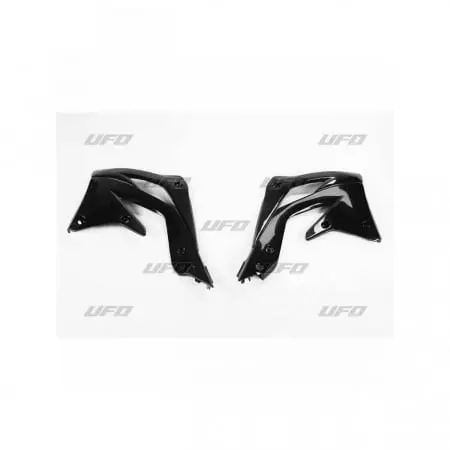 Ouies De Radiateur UFO Noir Kawasaki KX450F 78237220 - Carénage et protection UFO