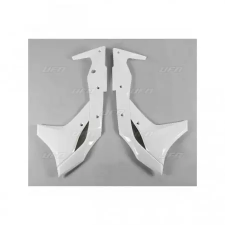 Ouies De Radiateur UFO Blanc Kawasaki KX250F - Carénage et protection UFO