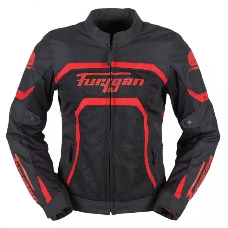 Blouson Femme Furygan Lady Mystic Evo Vented Noir Rouge - Equipement Femme FURYGAN