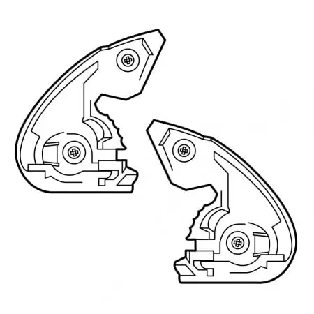 Platine écran ARAI Super AdSis J Sense Red