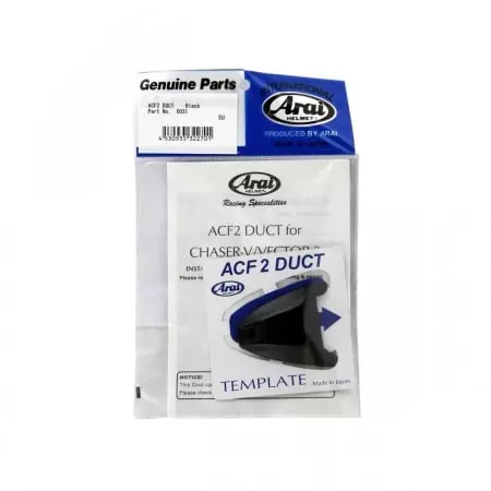 Ventilation Supérieure Avant Arai Air Conductor Front-2 Noir Chaser-V Chaser-V Pro