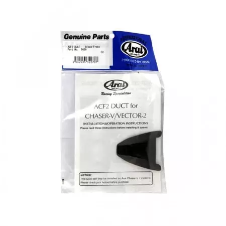 Ventilation Supérieure Avant Arai Air Conductor Front-2 Noir Chaser-V Chaser-V Pro AR5005039