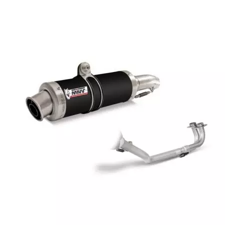 Ligne complète MIVV GP acier noir Pour Yamaha T-Max 500 MVY018LXB