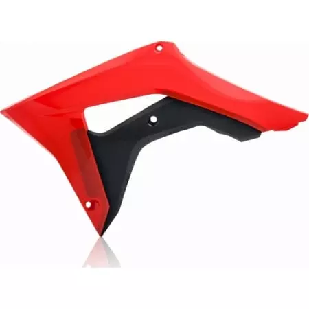Ouïes De Radiateur Acerbis Honda CRF450R 2017 Rouge Noir