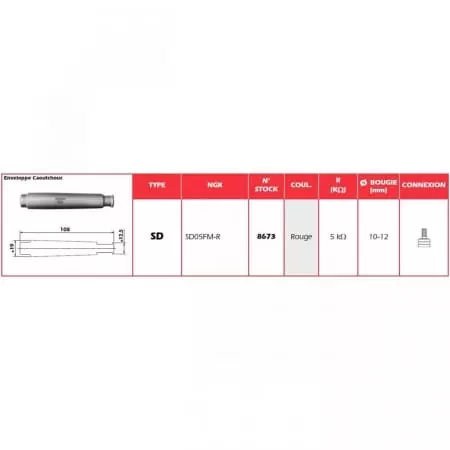 Antiparasite NGK Sd05Fm-R