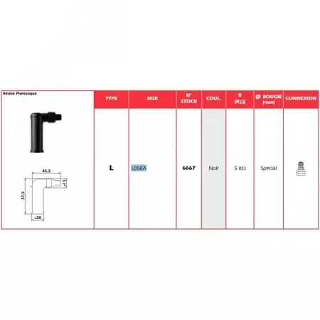 Antiparasite NGK L05Ea