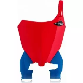 Plaque Numéro Avant Acerbis Raptor CRF450R 2017 Rouge Bleu