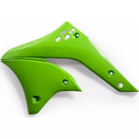 Ouïes De Radiateur Acerbis Kawasaki KXF 250 2006-08 Vert