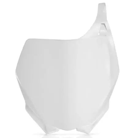 Plaque Numéro Avant Acerbis Yamaha Blanc