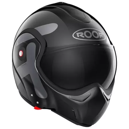 Casque Roof RO9 Boxxer Twin Noir Metal - Casque Modulable ROOF