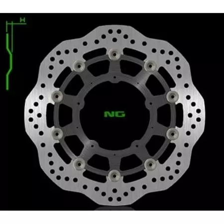 Disque de Frein Avant Diamètre 296 NG Pétales Flottant Honda X ADV