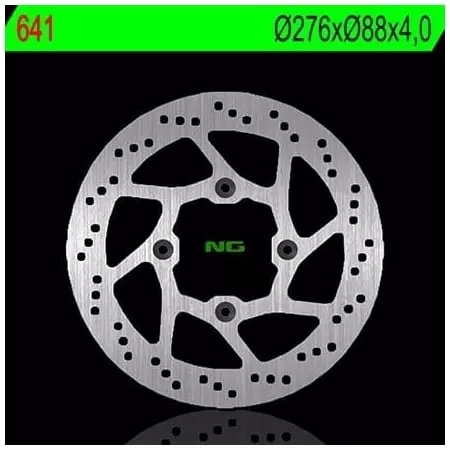 Disque de Frein Avant Droit NG 641 Rond Fixe Honda XL125V Varadero - Freinage NG BRAKE
