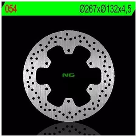 Disque de Frein Avant Gauche NG 054 Rond Fixe Yamaha XT600E - Freinage NG BRAKE