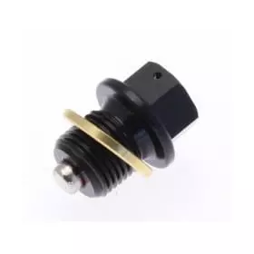 Bouchon de vidange Tecnium aimanté m12x1,5x13 alu noir