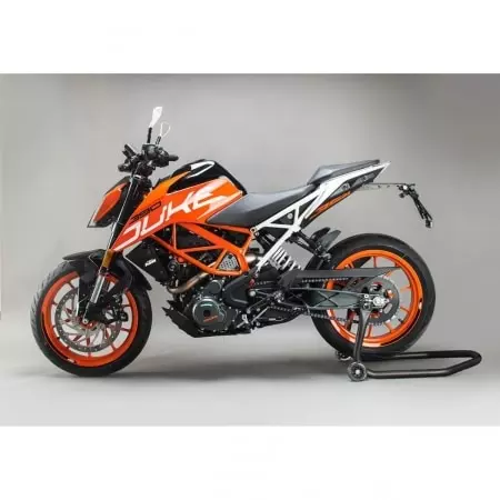 Support de plaque réglable Lightech noir KTM 390 Duke