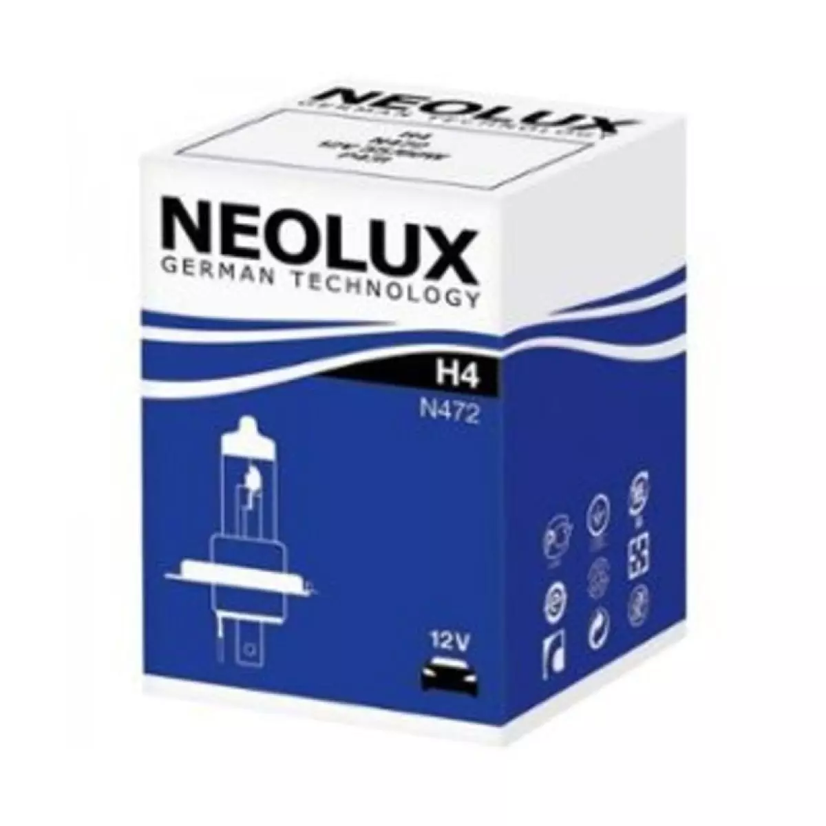 Ampoule Halogène Neolux N472 H4 12V 60/55W
