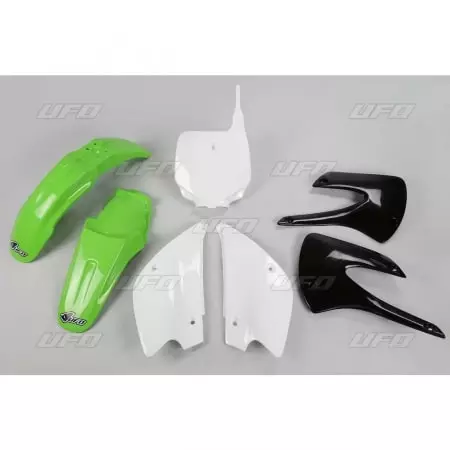 Kit Plastique UFO Couleur Origine (2010) Restylé Vert/Noir/Blanc Kawasaki KX85 78243900