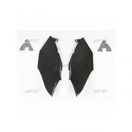 Plaques Latérales UFO Noir Honda CRF250R/450R/RX