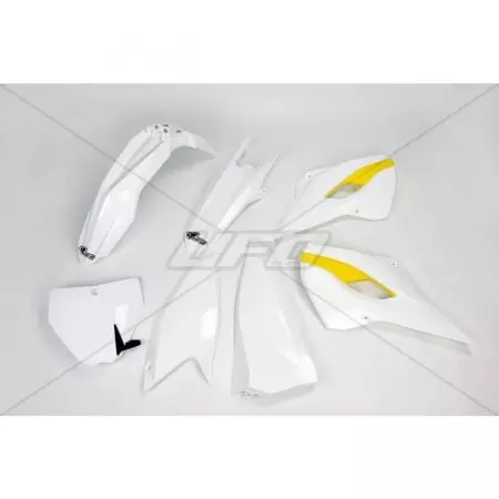 Kit Plastique UFO Couleur Origine (2015) Blanc/Jaune Husqvarna 78642099