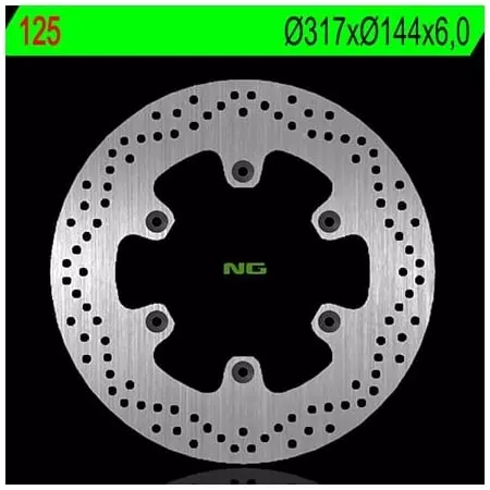 Disque de Frein Avant NG 125 Rond Fixe - Freinage NG BRAKE